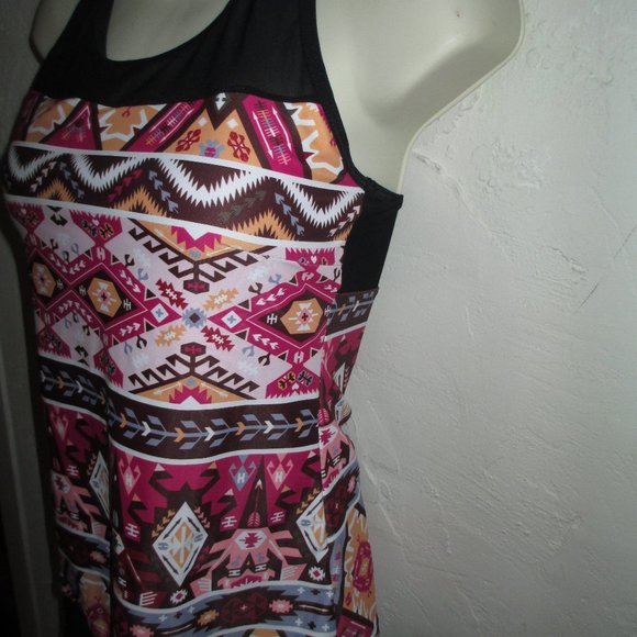 Size Small 2 Piece swimsuit set shorts/tankini top, new juniors - Picture 3 of 4